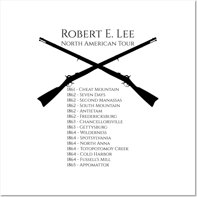 Robert E. Lee North American Tour Wall Art by Styr Designs